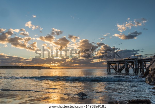 Sunrise Over Horseshoe Bay Port Elliot Stock Photo Edit Now