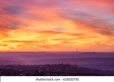 Sunrise Over Huddersfield