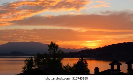 Sunrise Over Lake Maggiore Italy