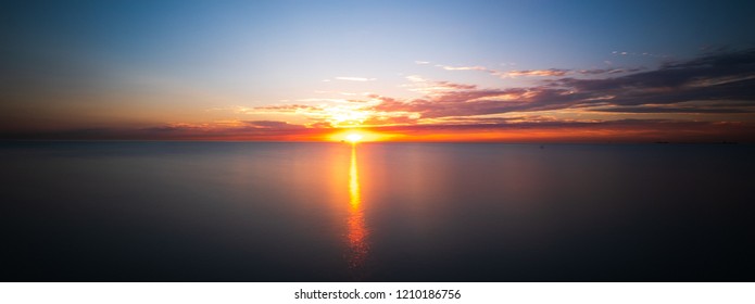 Sunrise Over Lake Michigan From Chicago