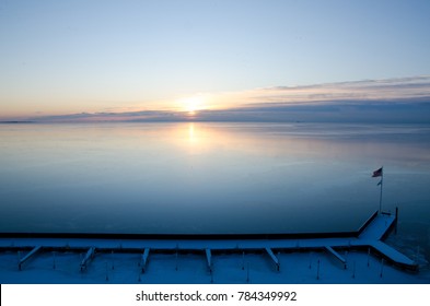 Sunrise Over Lake St. Clair, Michigan