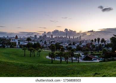 Sunrise Over Mission Dolores Park