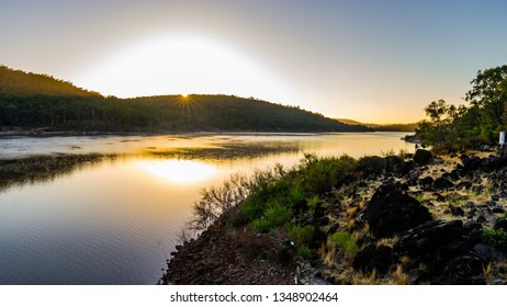 Sunrise Over Mundaring Weir,Western Australia