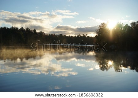 Sunrise over Pickerel Lake, Wisconsin