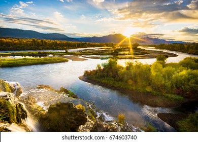 Sunrise Over The Snake River