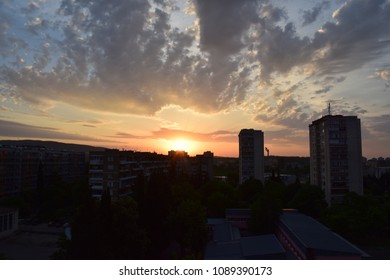 
Sunrise Over Stara Zagora, Bulgaria