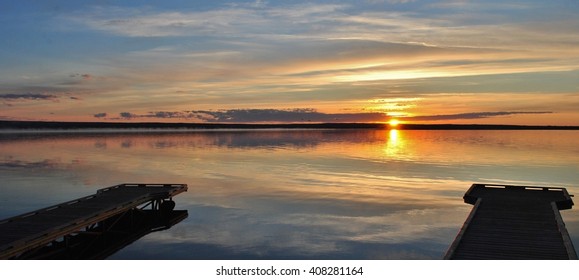 Sunrise Over Sturgeon Lake