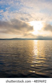 Sunrise Over Table Rock Lake In Missouri