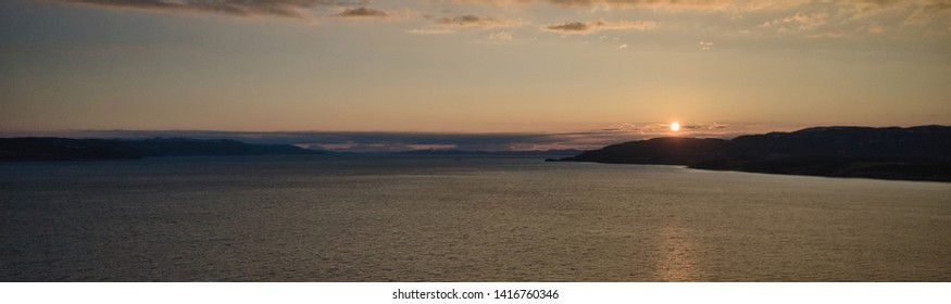 Sunrise Over The Trondheimsfjord, Norway