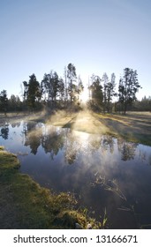 Sunrise Over The Williamson River