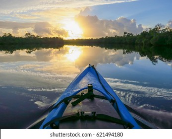 Sunrise paddle in the Florida Everglades.  - Powered by Shutterstock