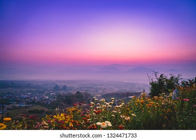 Sunrise In Pai, Thailand