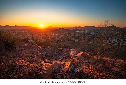 Sunrise From The Phoenix Mountains Preserve