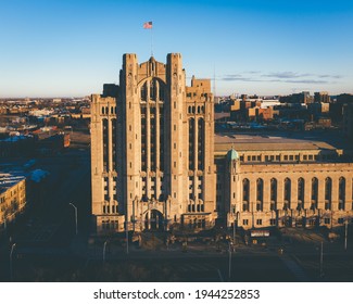 Sunrise Photo Of The Masonic Temple In Detroit, MI