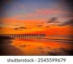 Sunrise from the pier at Myrtle Beach 