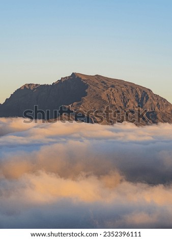 sunrise The Piton des neige, Réunion island