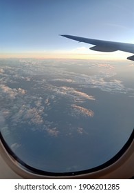 sunrise from the plane window