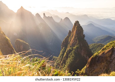 Sunrise In Portais Do Hércules In Serra Dos Órgãos National Park, Petrópolis - Rio De Janeiro, Brazil