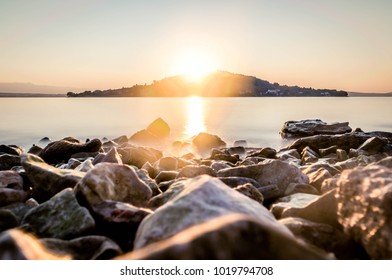 Sunrise, Preko, Ugljan Island, Croatia.