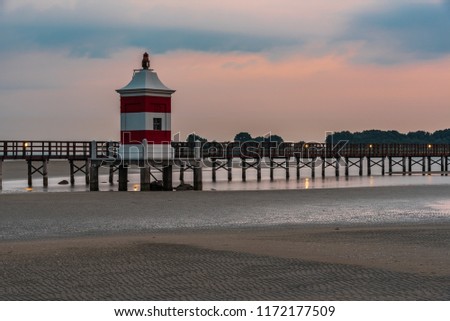 Similar – Image, Stock Photo pier Sea bridge Beach