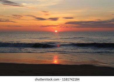 Sunrise At Rehoboth Beach, DE In July