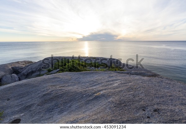 Sunrise Sai Noi Beach Hua Hin Stock Photo Edit Now 453091234