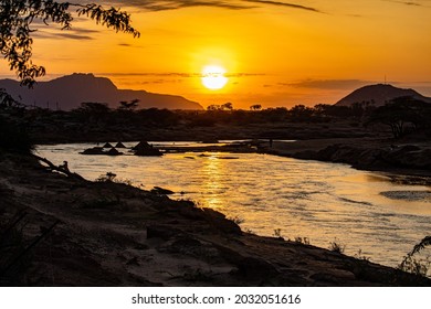 Sunrise In Samburu National Reserve, Kenya