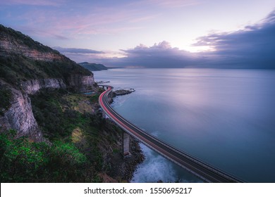 Sunrise At Sea Cliff Bridge, Australia