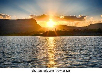 Sunrise In The Sea Of Galilee