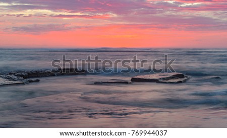 Sunrise Seascape Taken Toowoon Bay On Stock Photo Edit Now - 