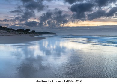 Sunrise At The Seaside From Caves Beach In The City Of Lake Macquarie, Hunter Region, NSW, Australia.