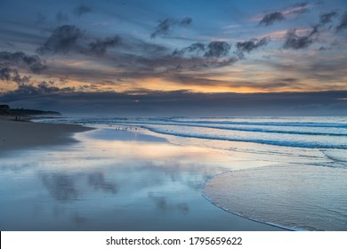 Sunrise At The Seaside From Caves Beach In The City Of Lake Macquarie, Hunter Region, NSW, Australia.