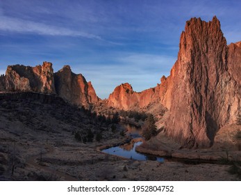 Sunrise At Smith Rock, Oregon