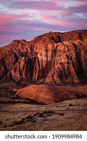 Sunrise At Snow Canyon State Park Near Saint George Utah