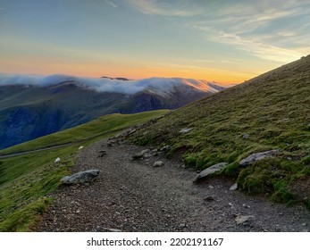 The Sunrise From Snowdon, Wales.