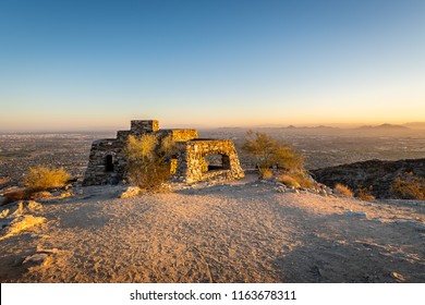 Sunrise From South Mountain Park In Phoenix, Arizona