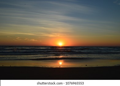 Sunrise From South Padre Island, Texas