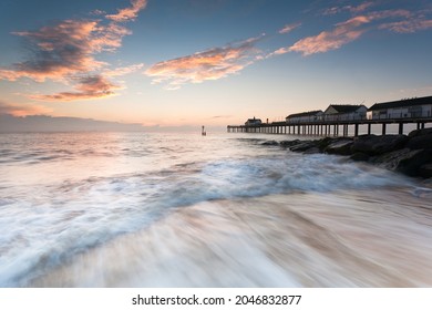 Sunrise At Southwold Pier On The Suffolk Coast
