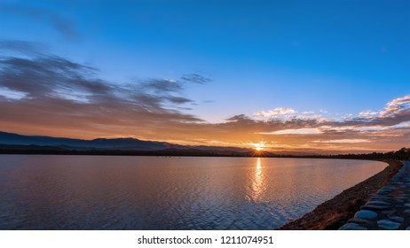 Sunrise At Sukhna Lake