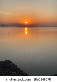 Sunrise At The Sukhna Lake