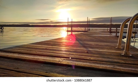 Sunrise At Summer Home At Owasco Lake Auburn New York