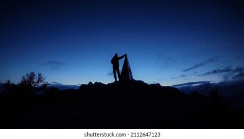 Sunrise At The Summit Of Guadalupe Peak In Texas