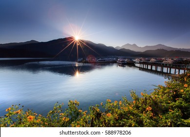 Sunrise , Sun Moon Lake ,Taiwan