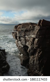 Sunrise At Thunder Hole Rock