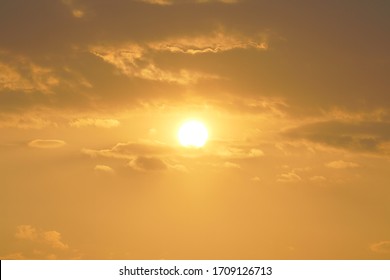 sunrise under the dramatic clound - Shutterstock ID 1709126713