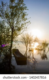 The Sunrise View Of Erhai Lake Of Dali Yunnan China. 
Erhai Lake,  Is An Alpine Fault Lake In Yunnan Province, The Name Means 