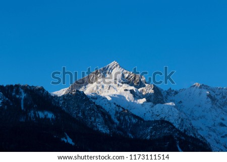 Similar – Berge in Graubünden (Schweiz)