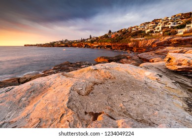 Sunrise View Of Sydney Eastern Suburbs Coastline.