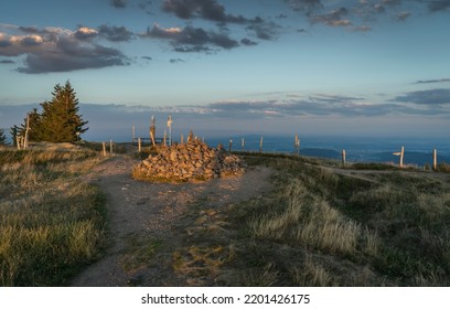 Sunrise In The Vosges Mountains.