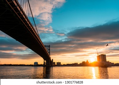 Sunrise/Bridge/ Ben Franklin 